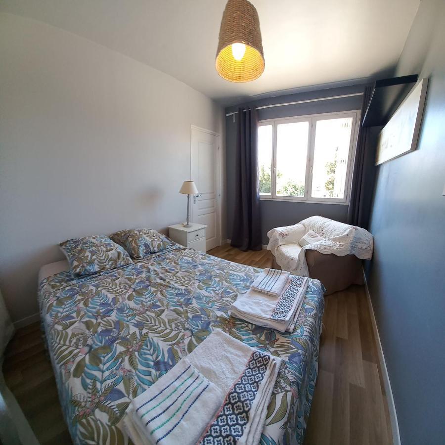 "L'Hippocampe", Climatise, 60 M2 , 2 Chambres, Tres Calme, Plage Des Sablettes Et Commerces A 3 Minutes A Pied, Wifi, Parking Gratuit, Lit King Size La Seyne-sur-Mer Εξωτερικό φωτογραφία